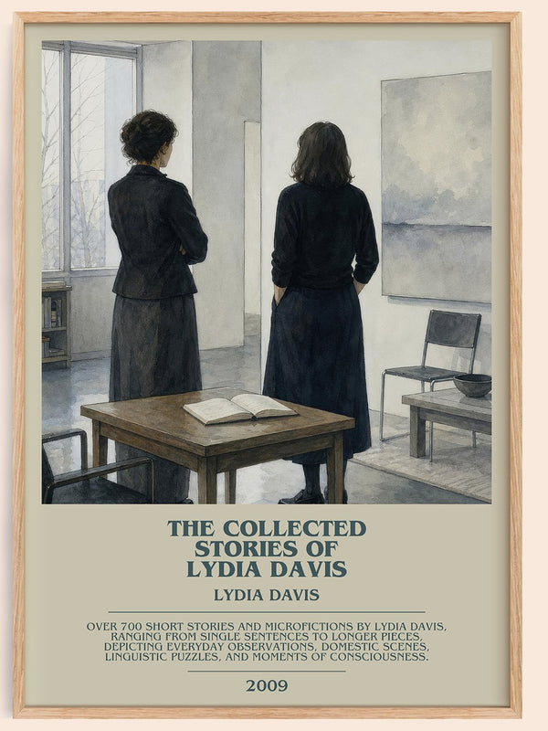 The Collected Stories Of Lydia Davis Bookish Wall Art by Lydia Davis – framed poster