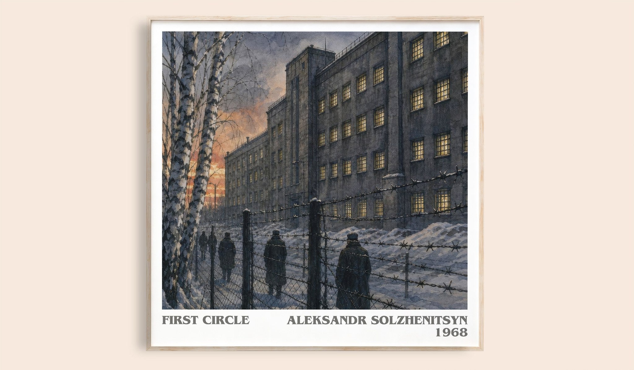 First Circle Literary Art Print by Aleksandr Solzhenitsyn