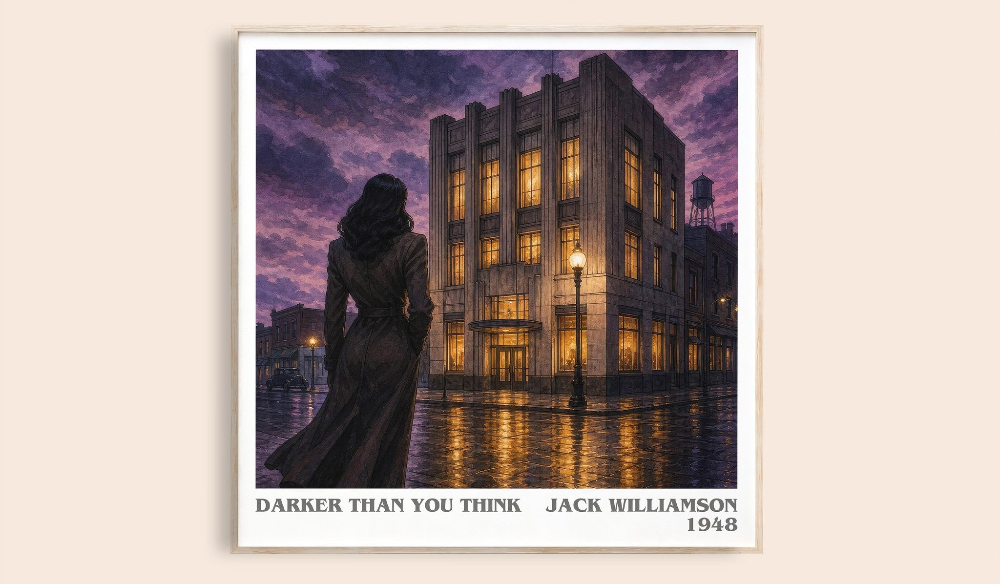 Darker Than You Think Literary Art Print by Jack Williamson