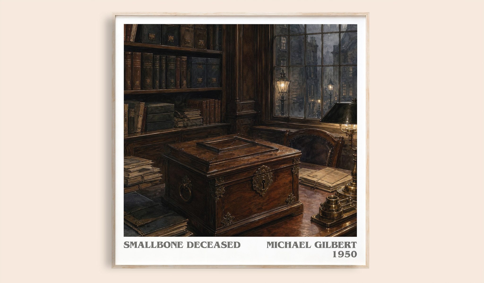 Smallbone Deceased Literary Art Print by Michael Gilbert