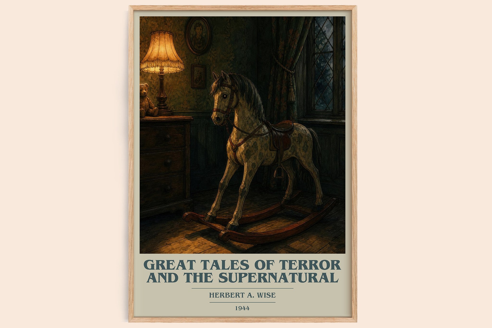 Great Tales Of Terror And The Supernatural Book Cover Poster by Herbert A. Wise