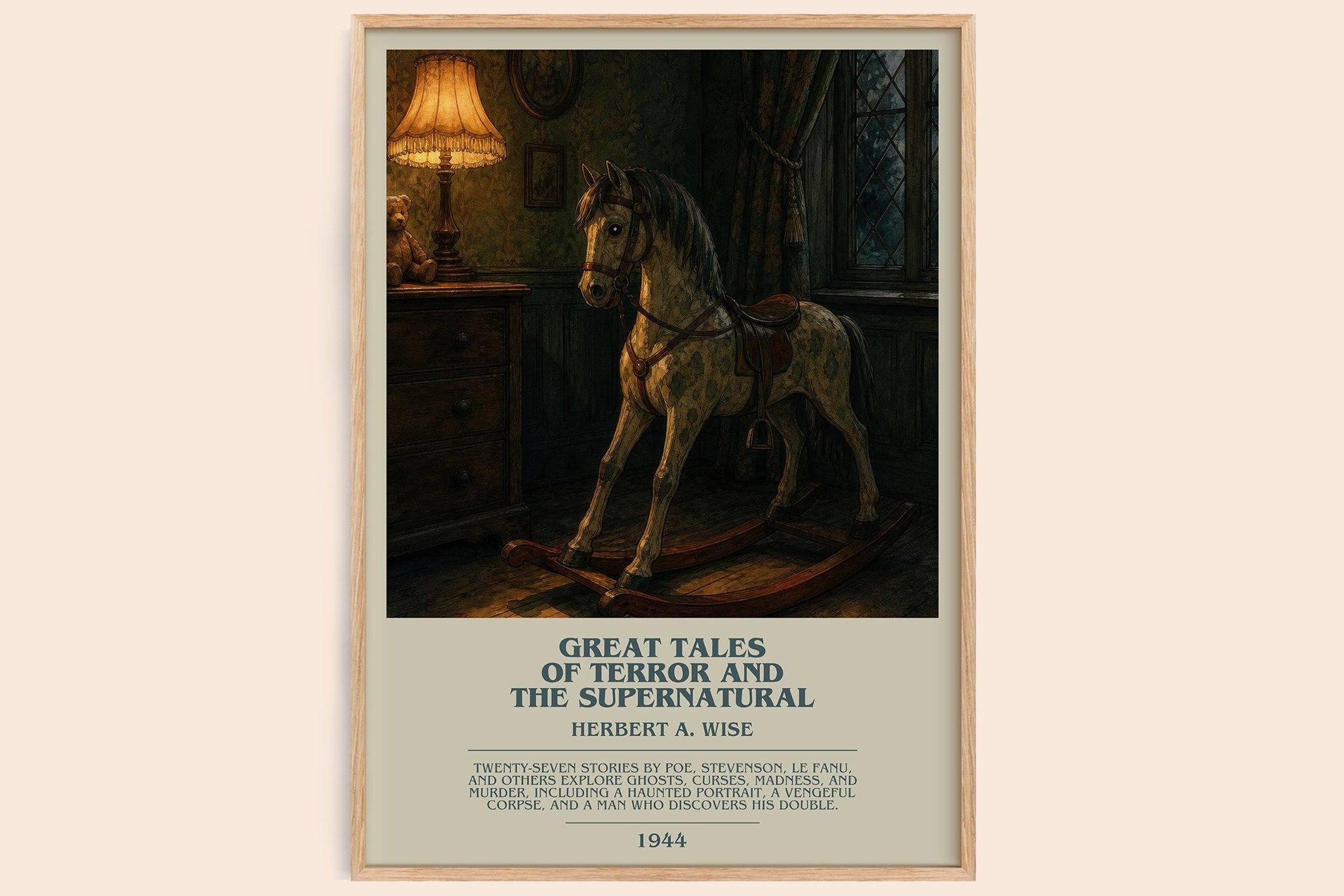 Great Tales Of Terror And The Supernatural Bookish Wall Art by H. Wise