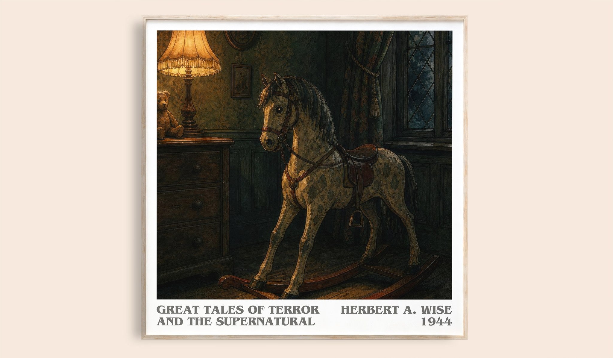 Great Tales Of Terror And The Supernatural Literary Art Print by Herbert A. Wise