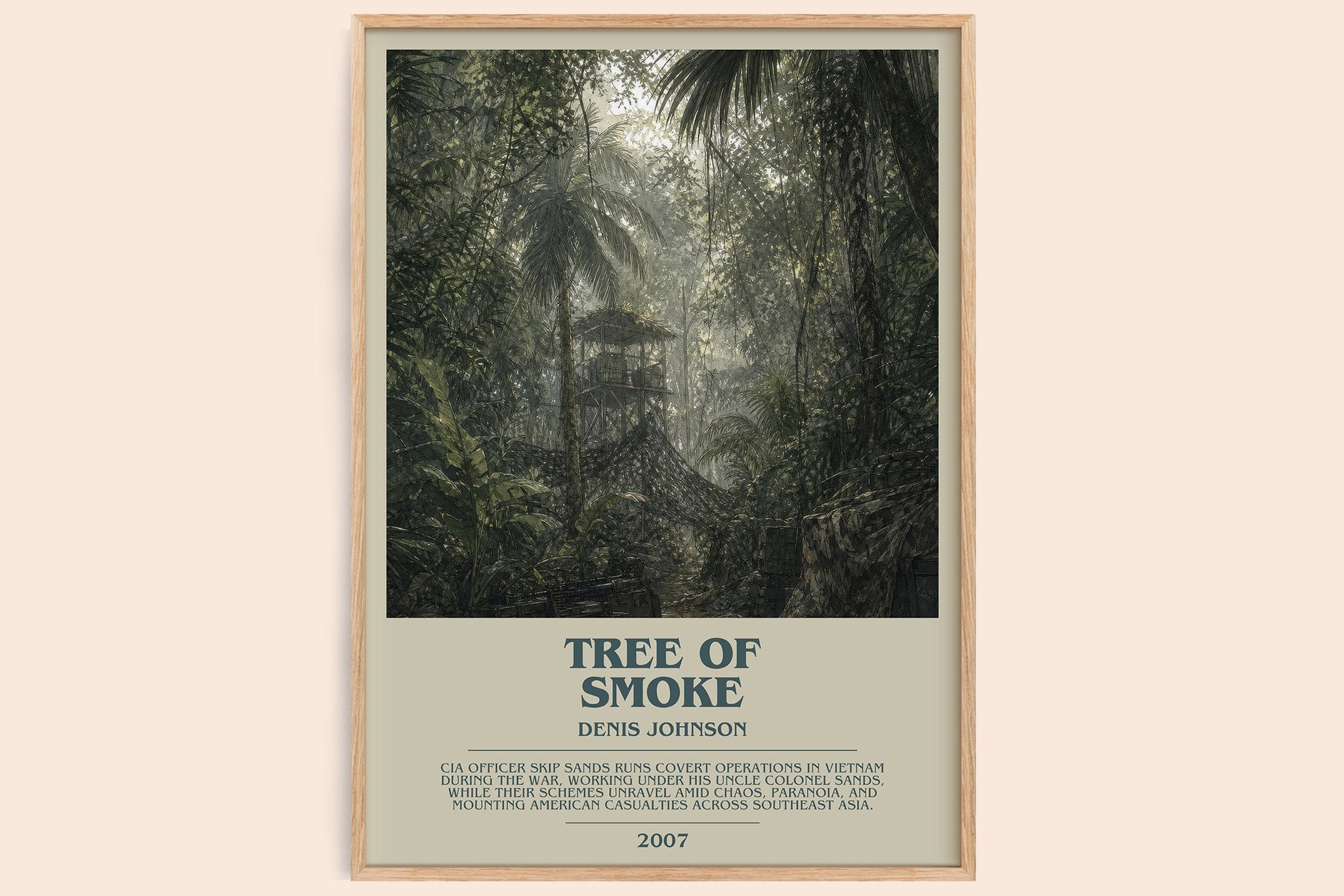 Tree of Smoke Bookish Wall Art by Denis Johnson