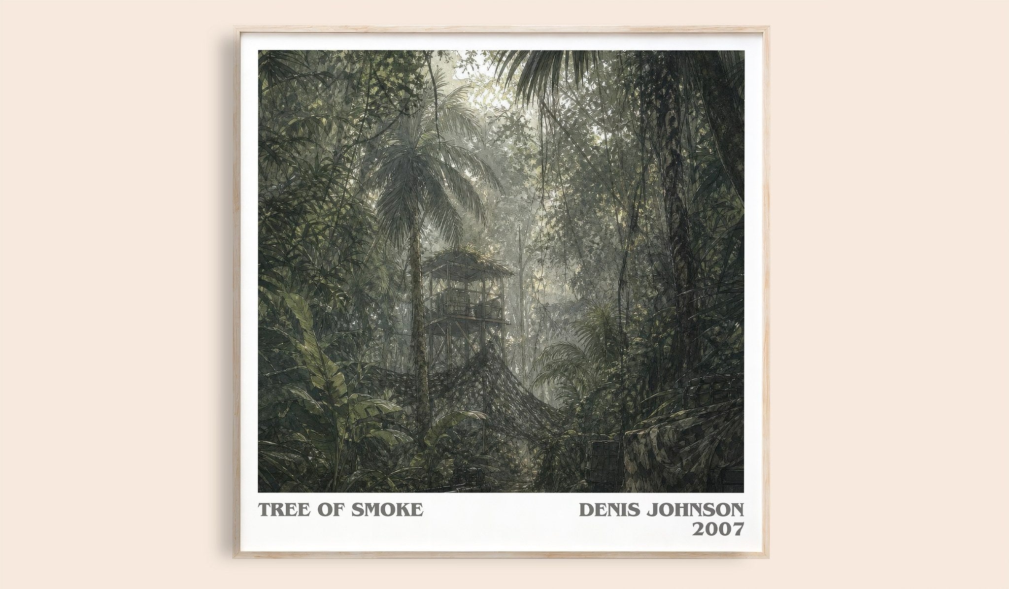 Tree of Smoke Literary Art Print by Denis Johnson