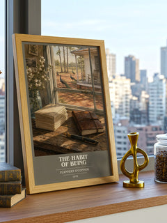 The Habit of Being book cover poster colour and style options – Flannery O'Connor book art