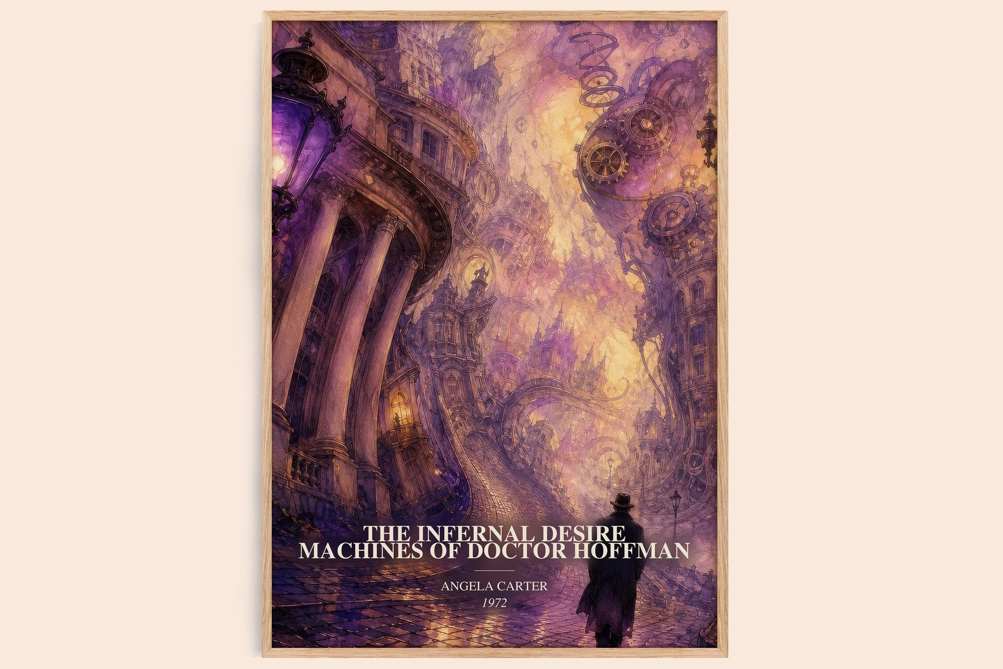 The Infernal Desire Machines Of Doctor Hoffman Book Watercolour Illustration by Angela Carter