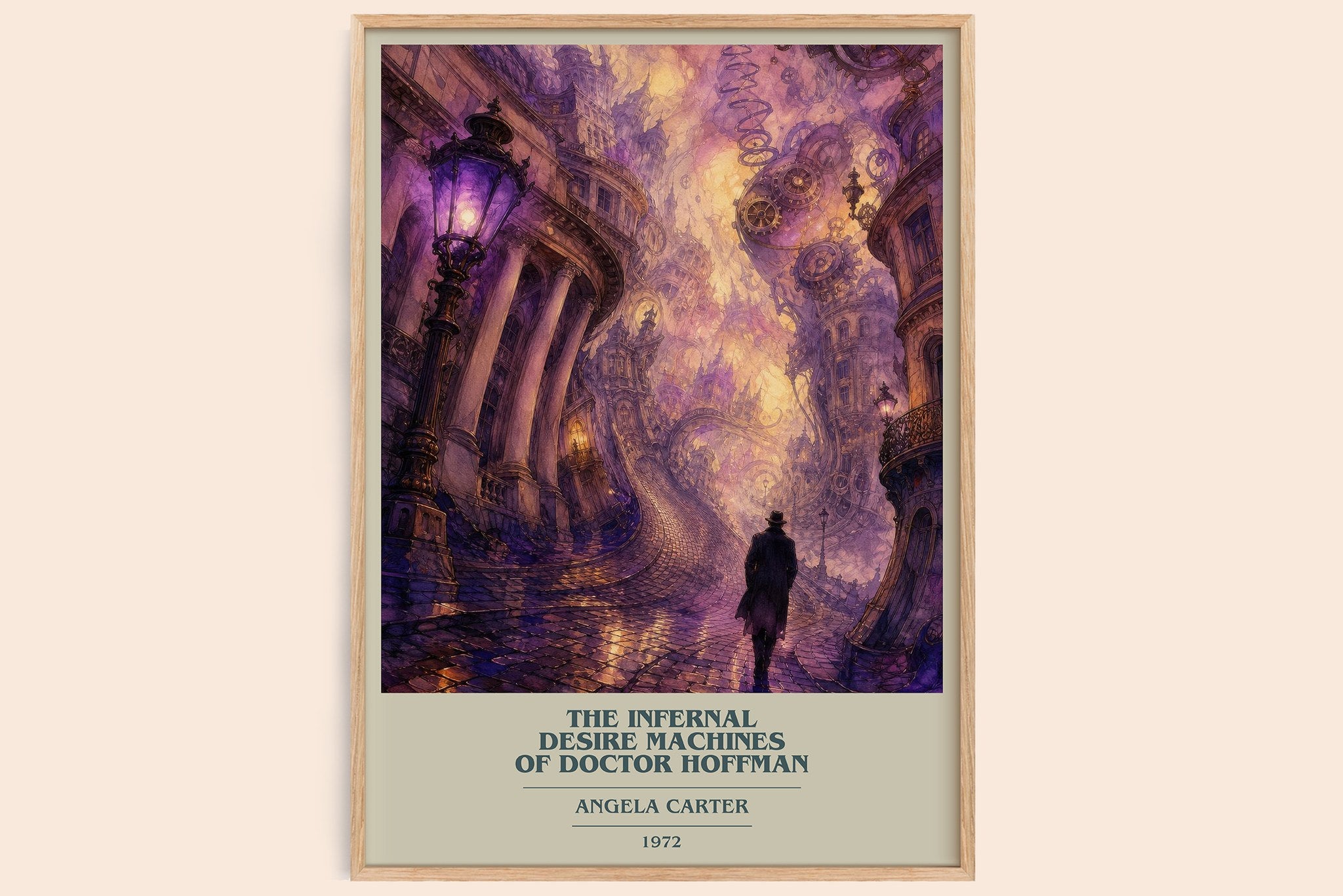 Infernal Desire Machines Of Doctor Hoffman Book Cover Poster by Angela Carter