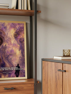 The Infernal Desire Machines Of Doctor Hoffman book watercolour illustration paper finish options – matte satin gloss