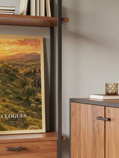 Eclogues book watercolour illustration paper finish options – matte satin gloss