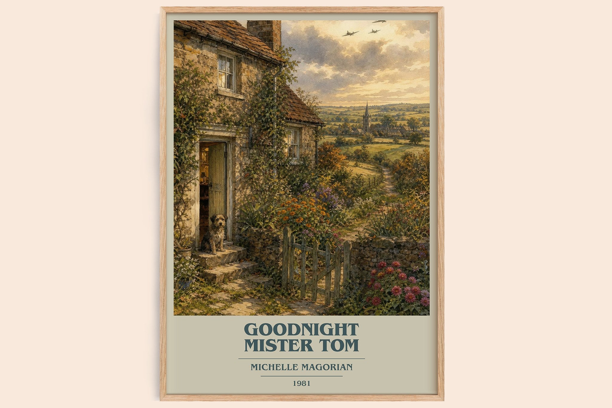 Goodnight Mister Tom Book Cover Poster by Michelle Magorian
