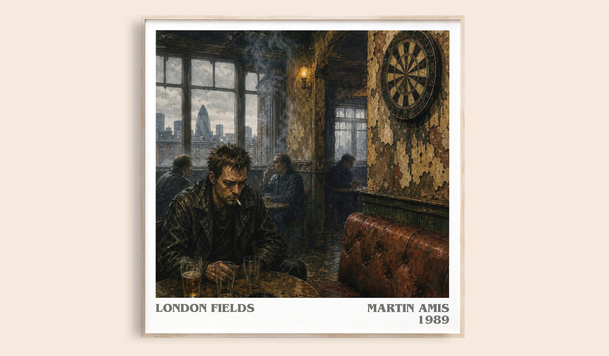 London Fields Literary Art Print by Martin Amis