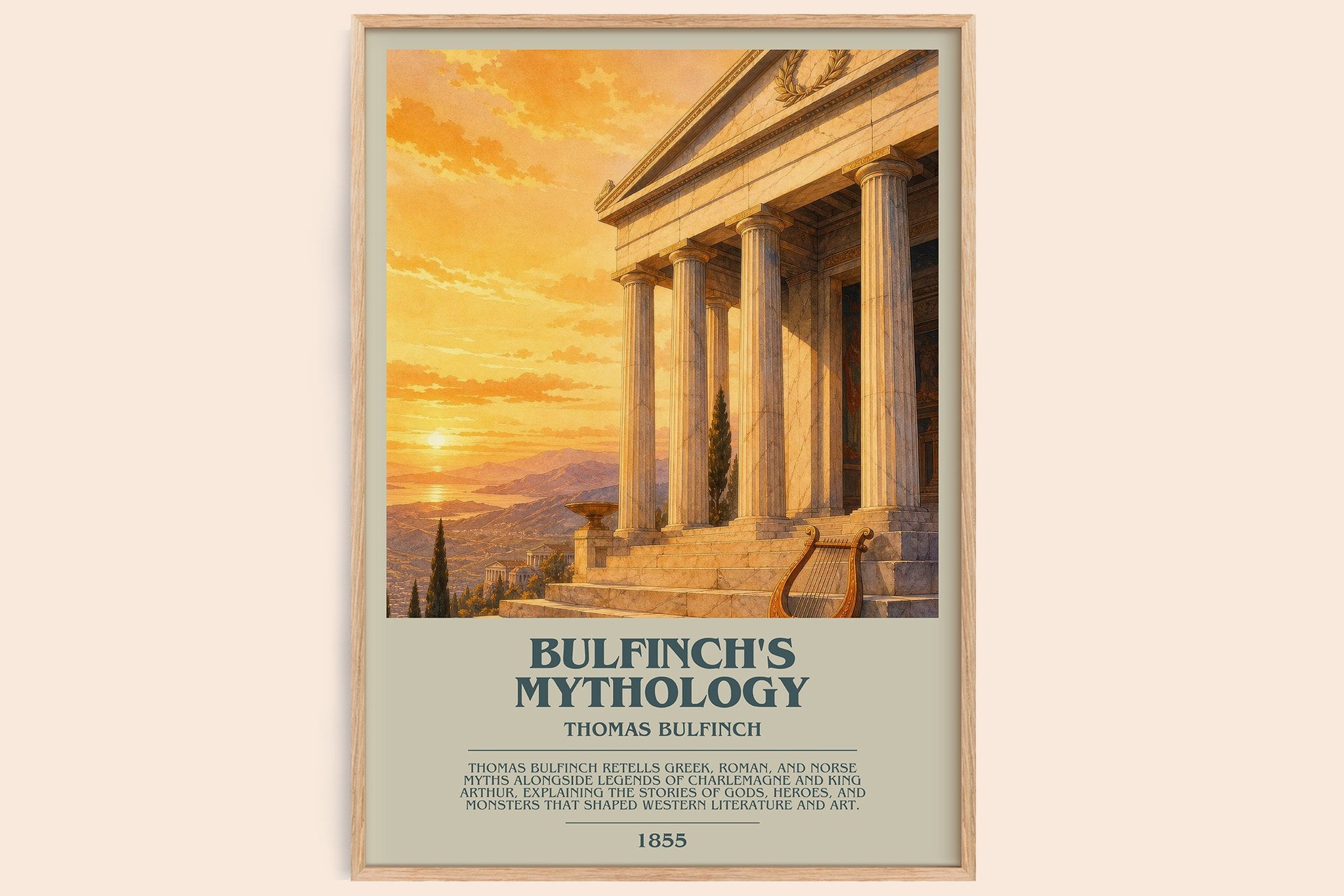 Bulfinch's Mythology Bookish Wall Art by Thomas Bulfinch