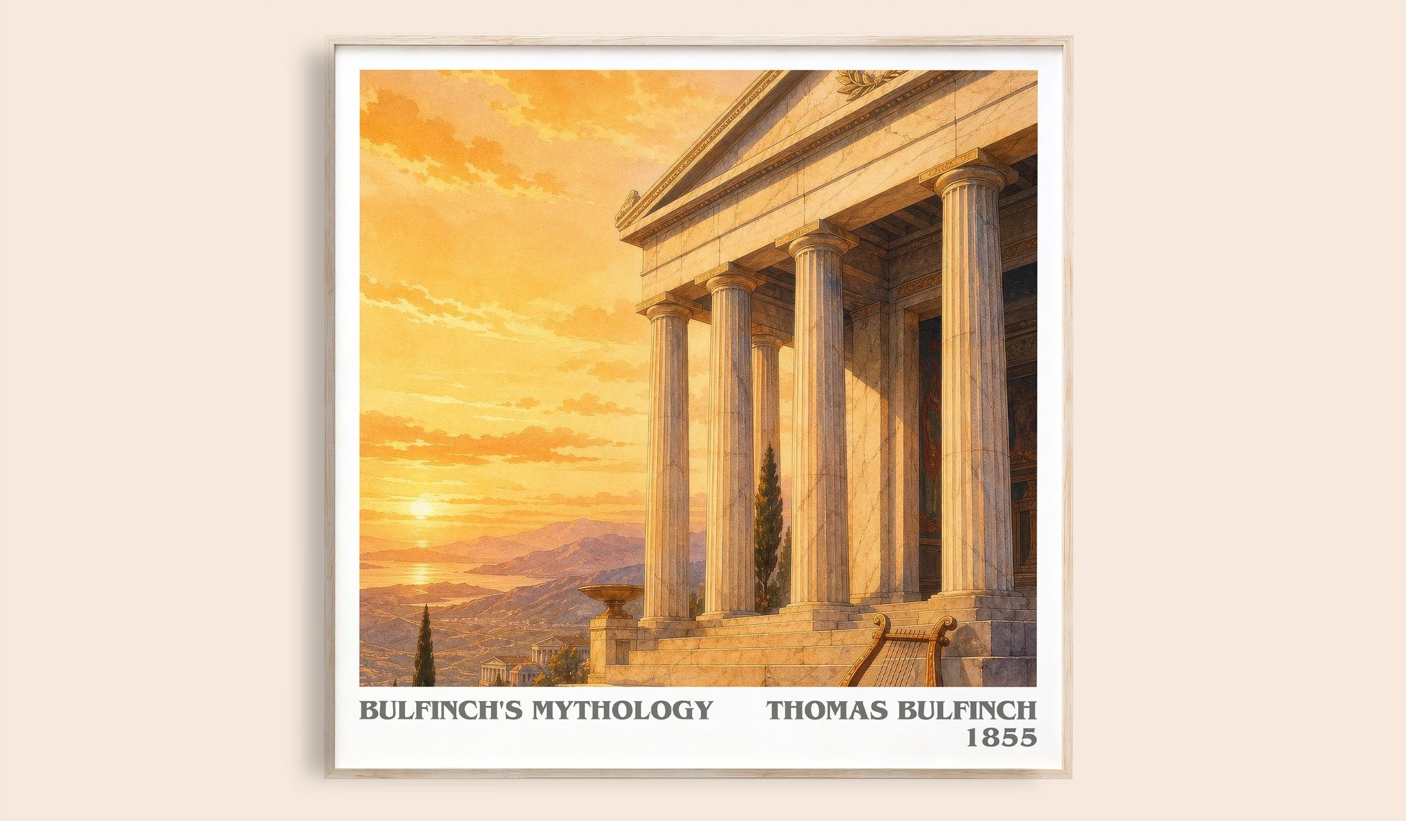 Bulfinch's Mythology Literary Art Print by Thomas Bulfinch