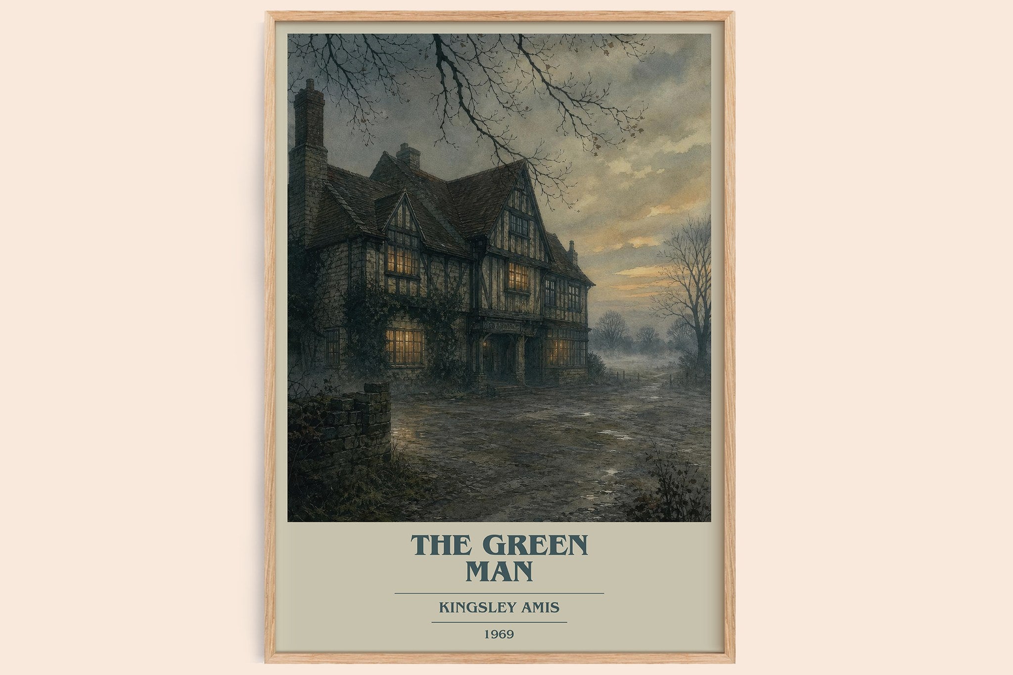 The Green Man Book Cover Poster by Kingsley Amis