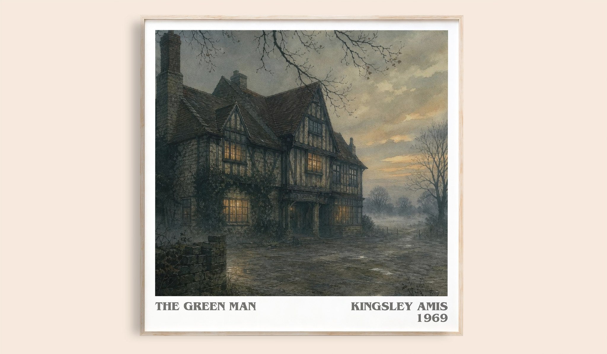 The Green Man Literary Art Print by Kingsley Amis