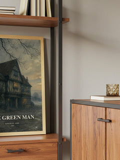 The Green Man book watercolour illustration paper finish options – matte satin gloss