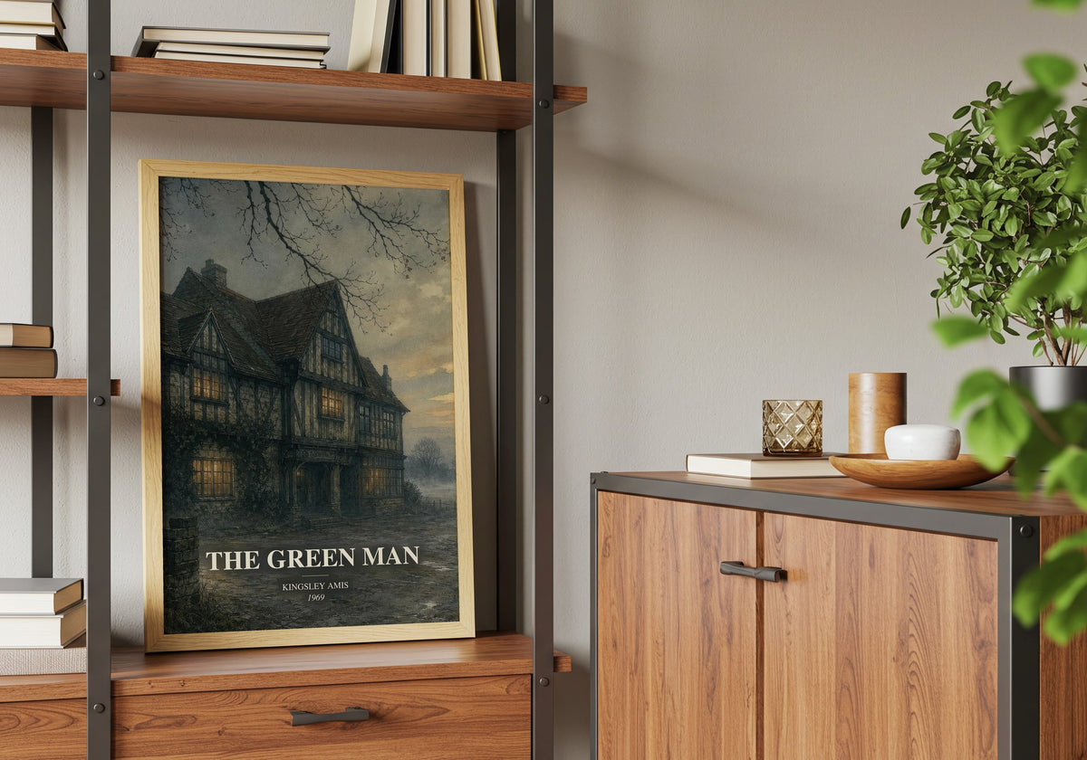The Green Man book watercolour illustration paper finish options – matte satin gloss