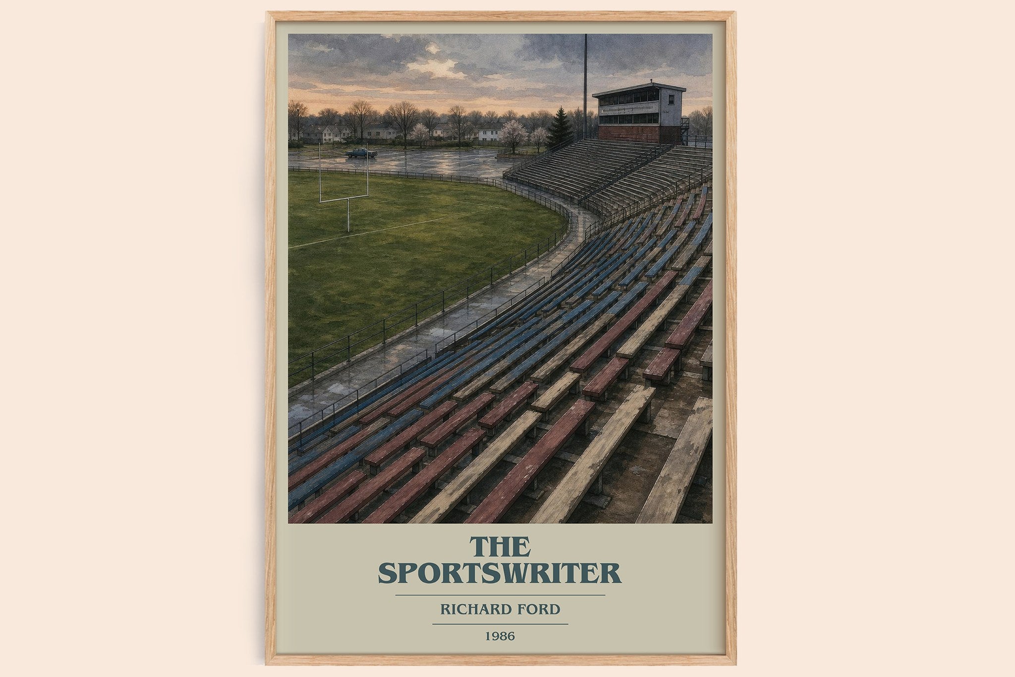 The Sportswriter Book Cover Poster by Richard Ford