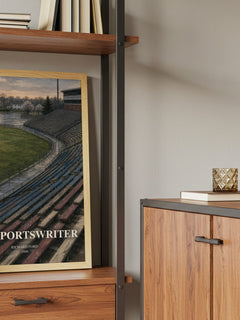 The Sportswriter book watercolour illustration paper finish options – matte satin gloss