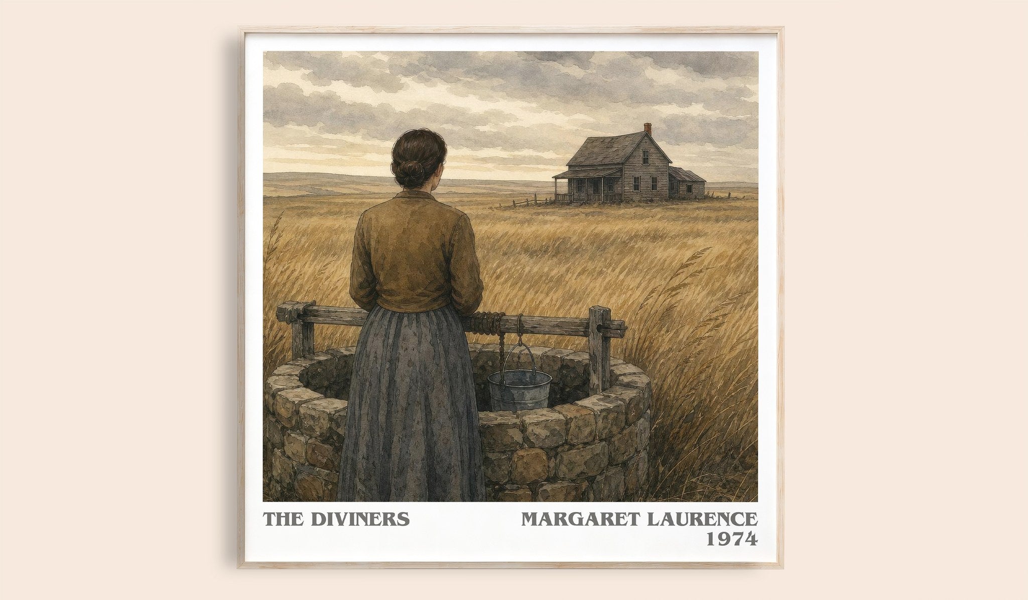 The Diviners Literary Art Print by Margaret Laurence