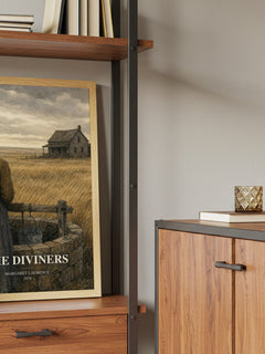 The Diviners book watercolour illustration paper finish options – matte satin gloss