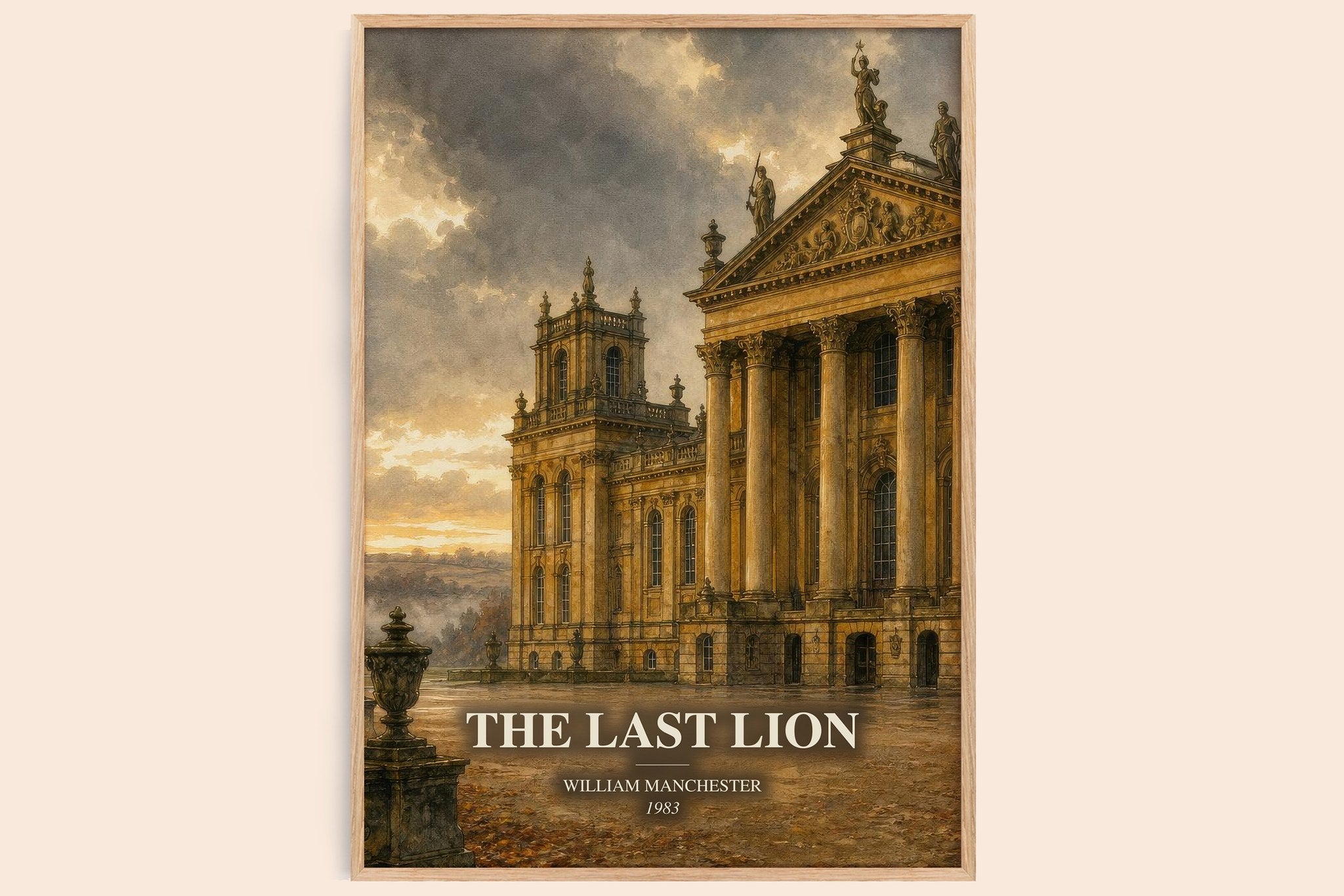 The Last Lion Book Watercolour Illustration by William Manchester