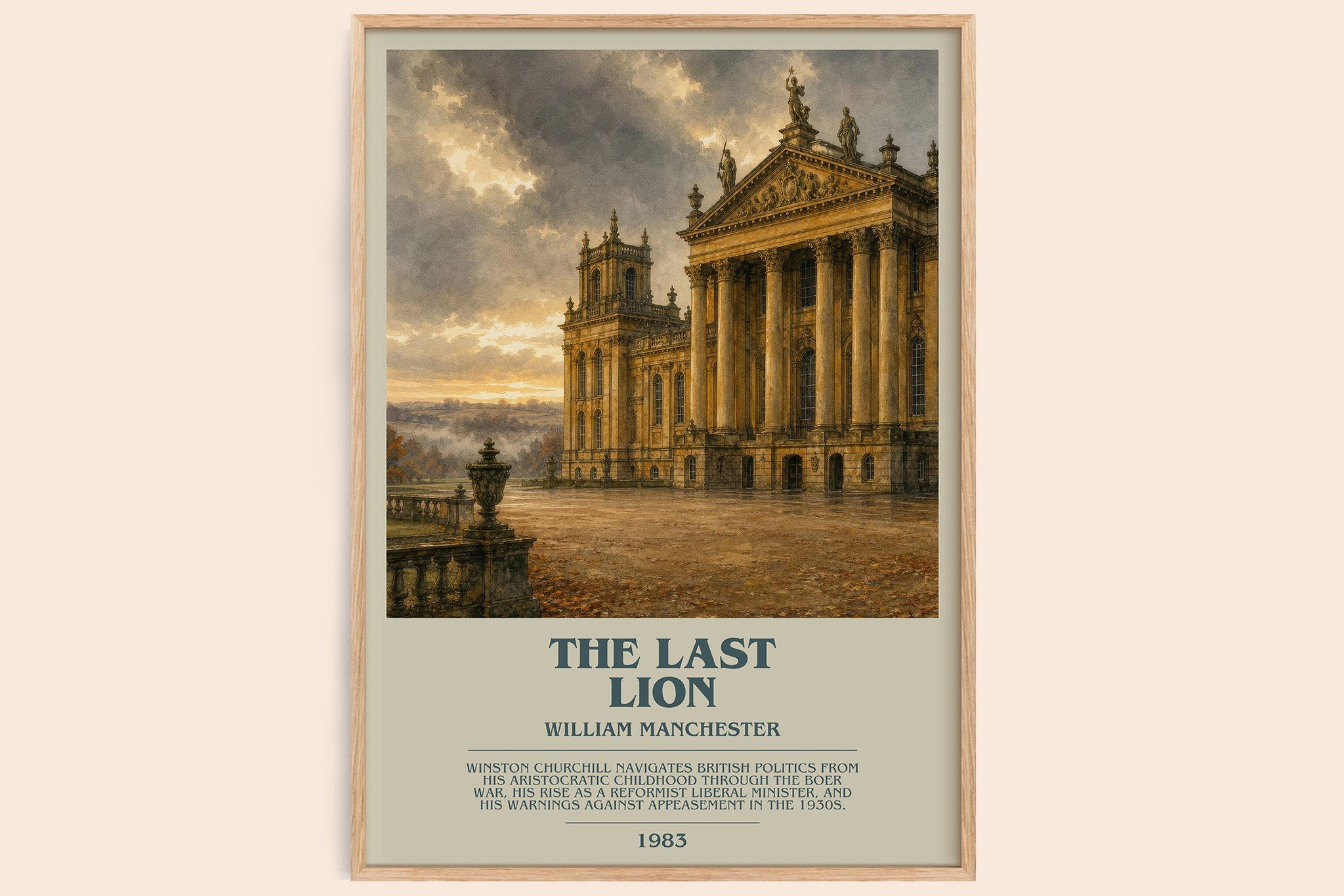 The Last Lion Bookish Wall Art by William Manchester