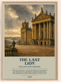 The Last Lion Bookish Wall Art by William Manchester – framed poster