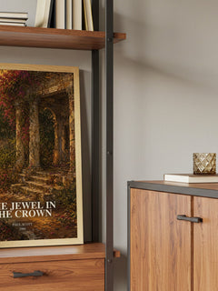 The Jewel In The Crown book watercolour illustration paper finish options – matte satin gloss