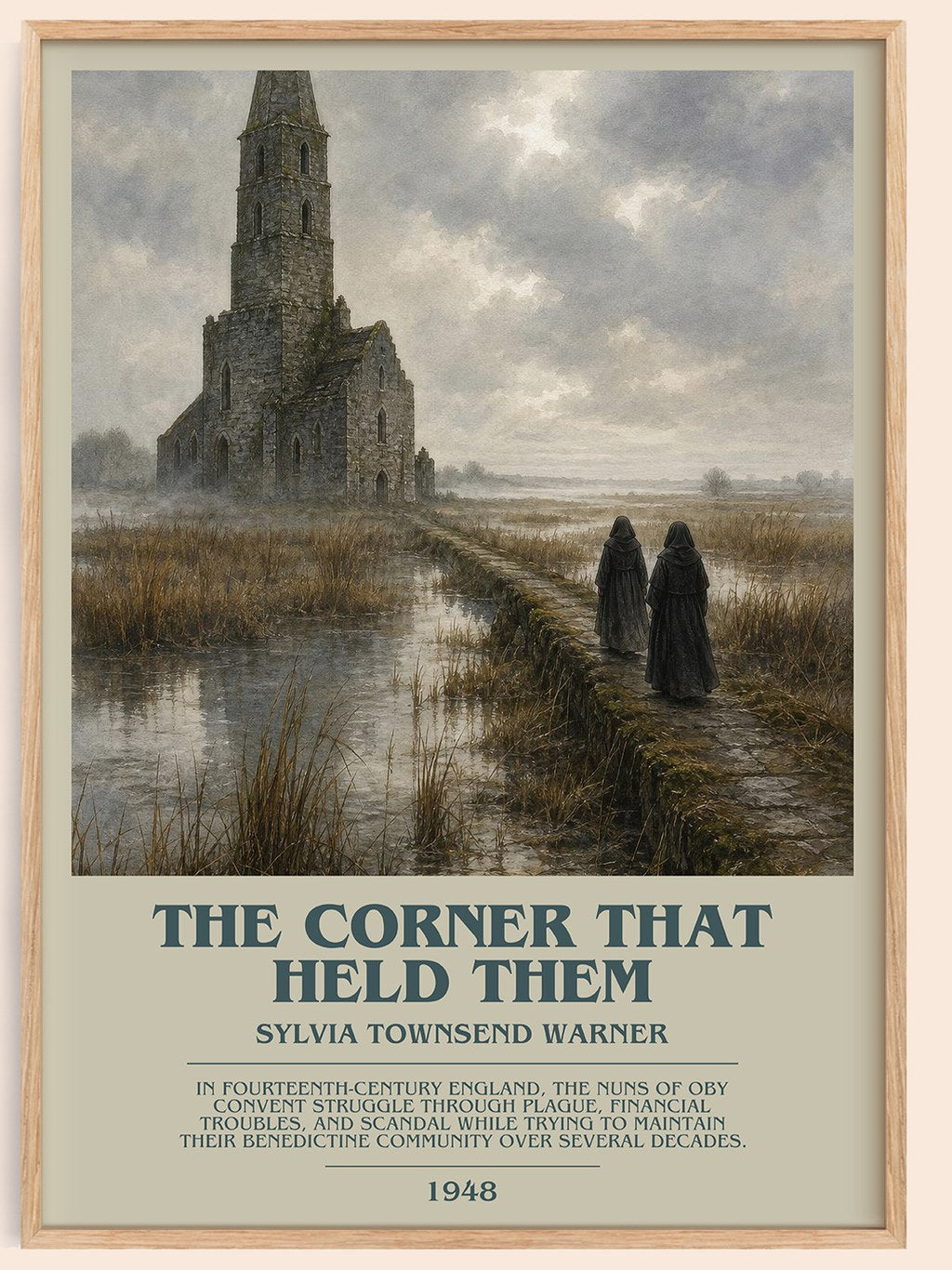 The Corner That Held Them Bookish Wall Art by Sylvia Townsend Warner – framed poster