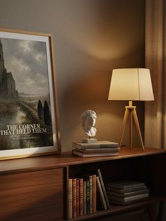 The Corner That Held Them watercolour print on bookshelf – Sylvia Townsend Warner fan gift
