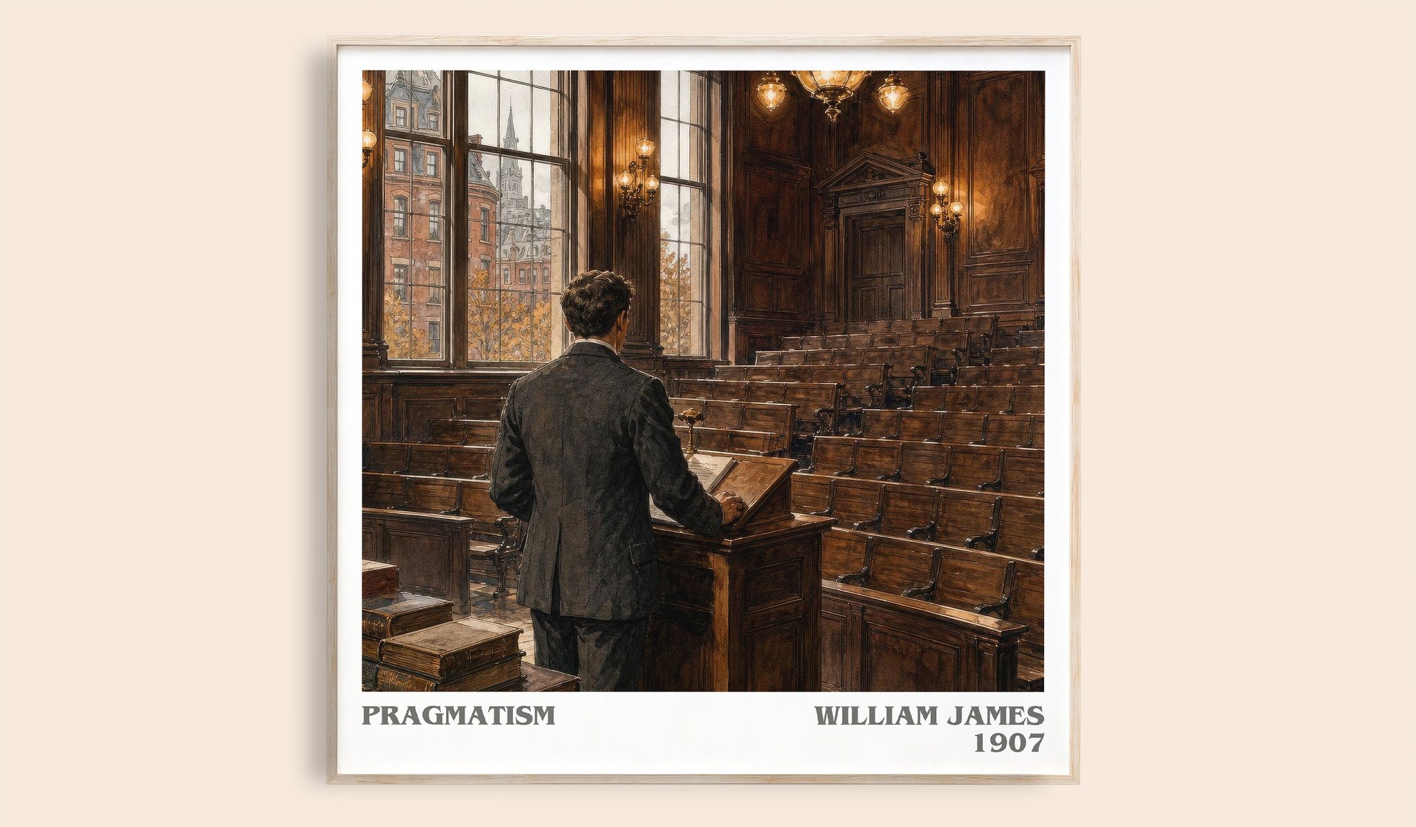 Pragmatism Literary Art Print by William James