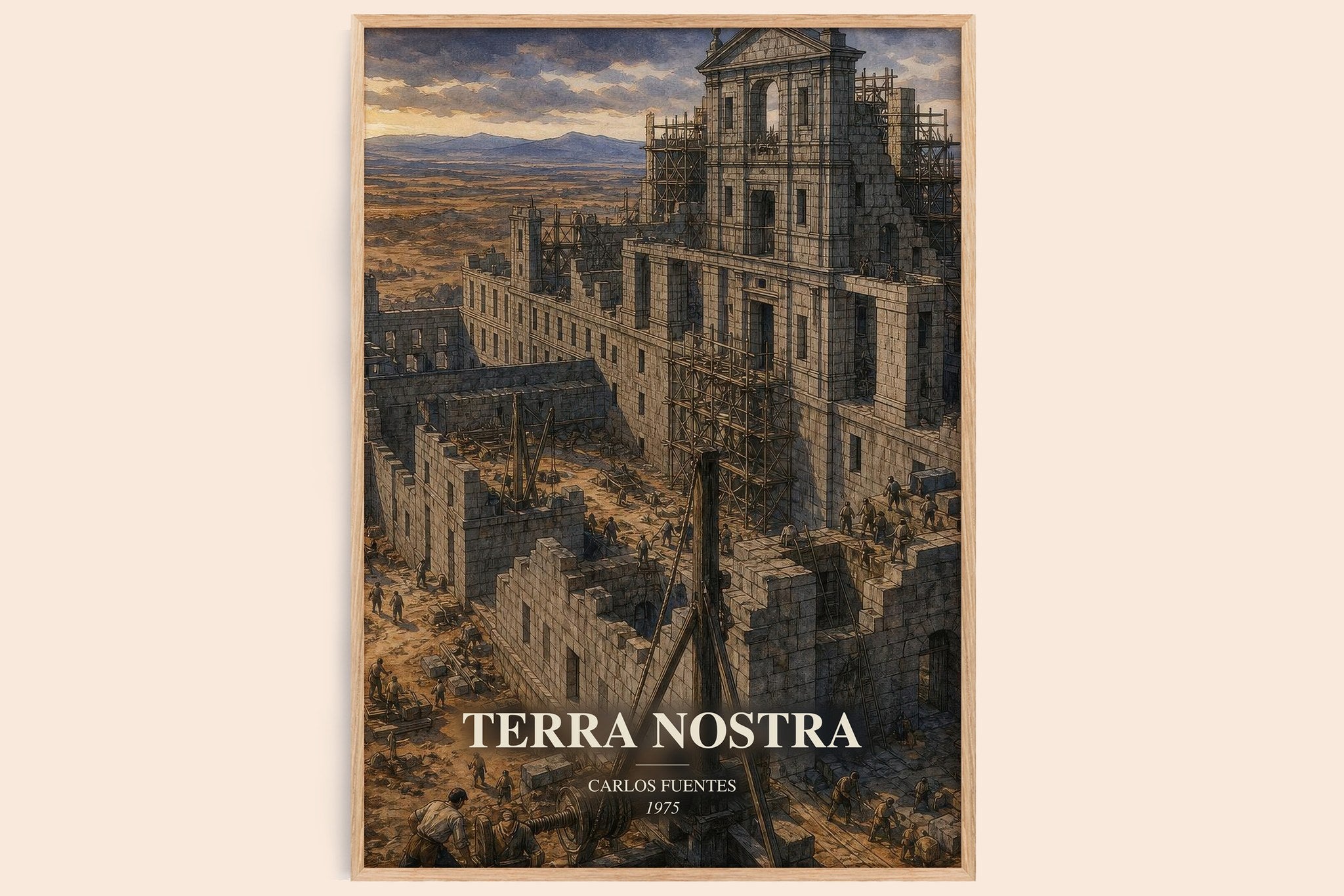 Terra Nostra Book Watercolour Illustration by Carlos Fuentes