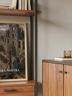 Terra Nostra book watercolour illustration paper finish options – matte satin gloss