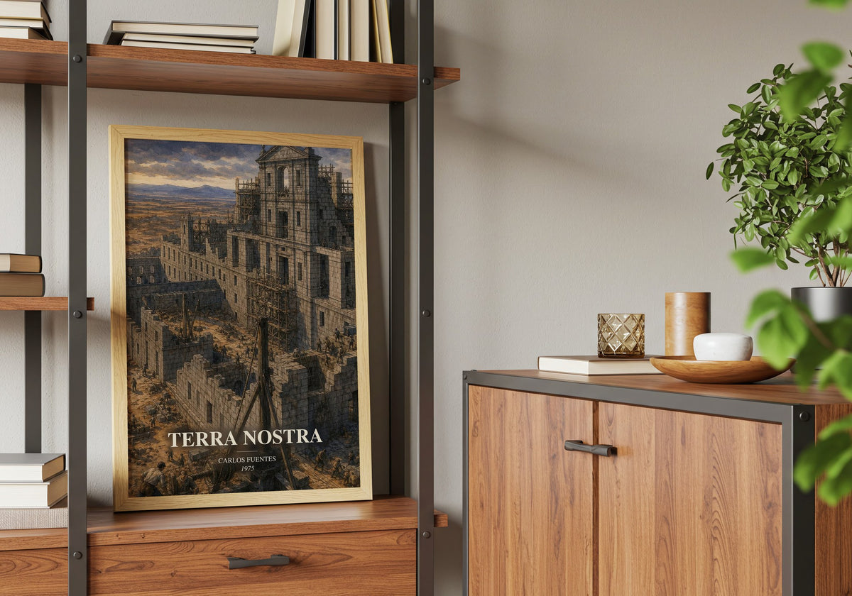 Terra Nostra book watercolour illustration paper finish options – matte satin gloss