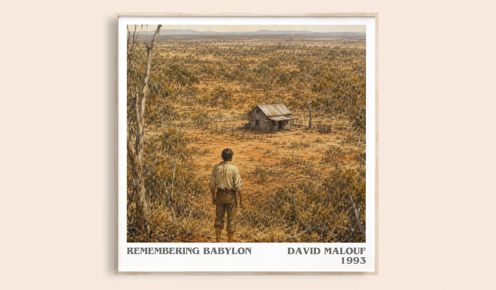 Remembering Babylon Literary Art Print by David Malouf
