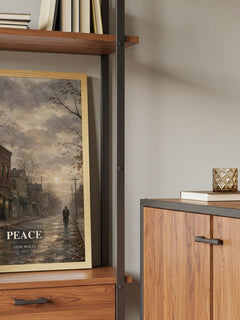 Peace book watercolour illustration paper finish options – matte satin gloss