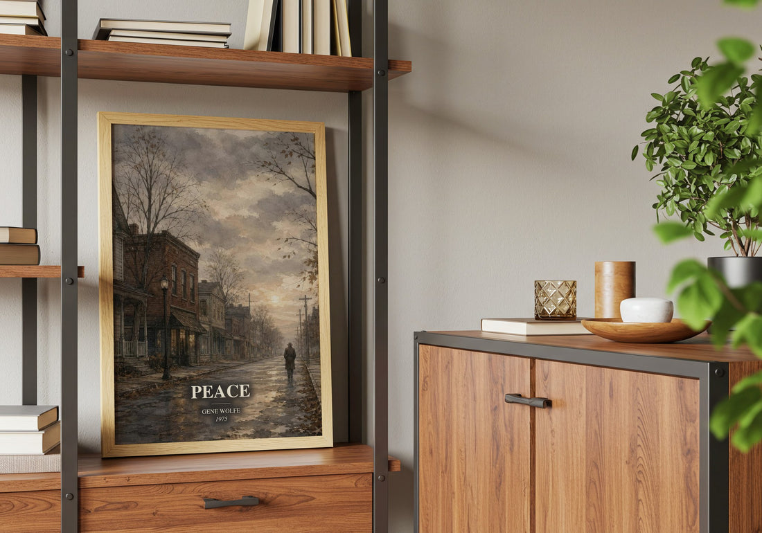 Peace book watercolour illustration paper finish options – matte satin gloss
