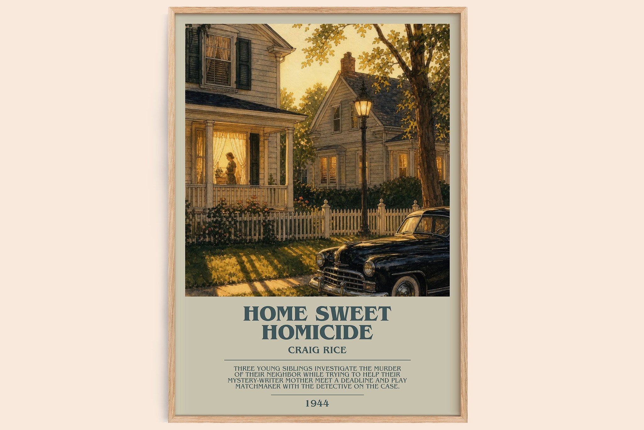 Home Sweet Homicide Bookish Wall Art by Craig Rice