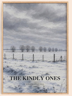 The Kindly Ones watercolour book poster by Jonathan Littell – framed literary art print