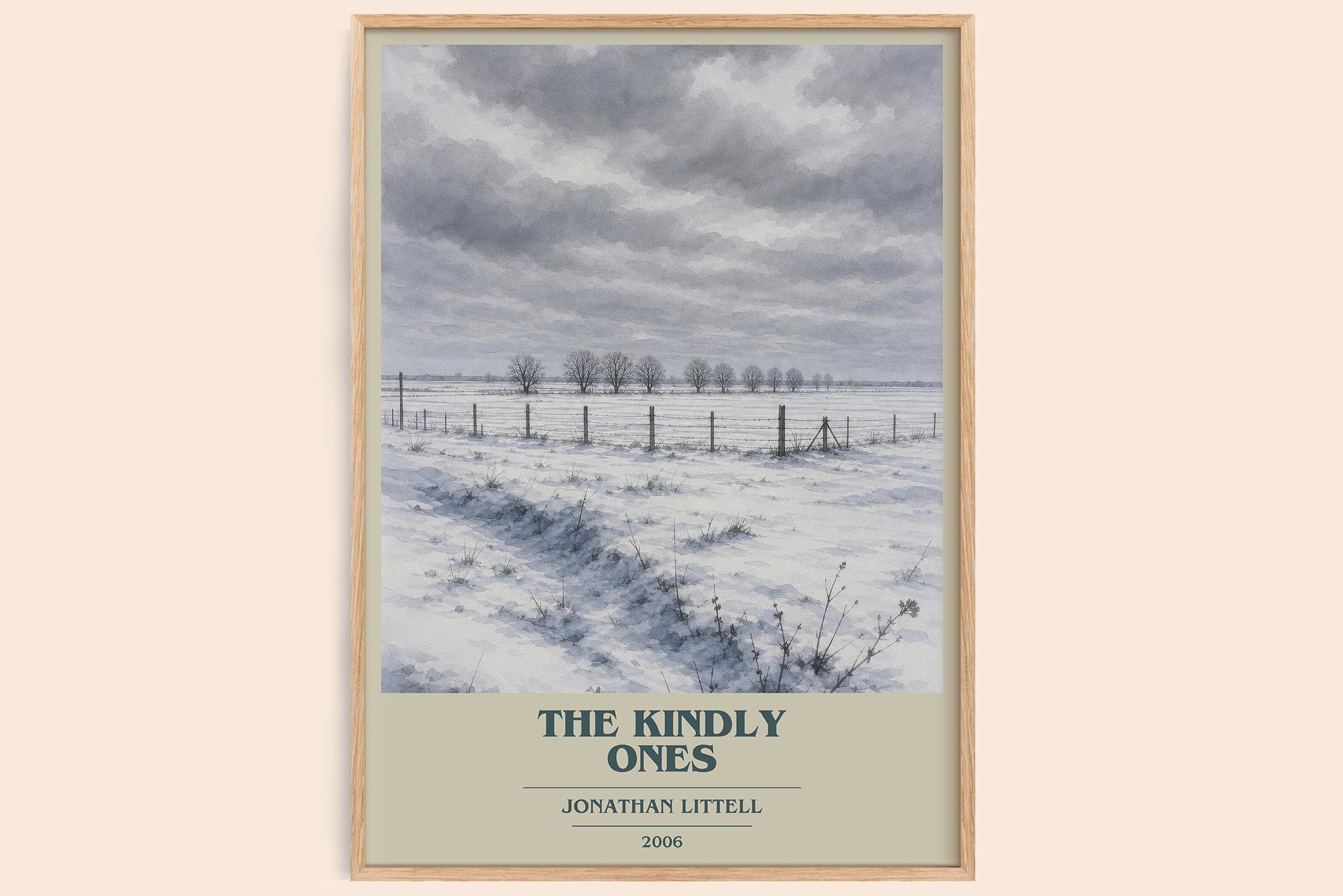 The Kindly Ones Book Cover Poster by Jonathan Littell