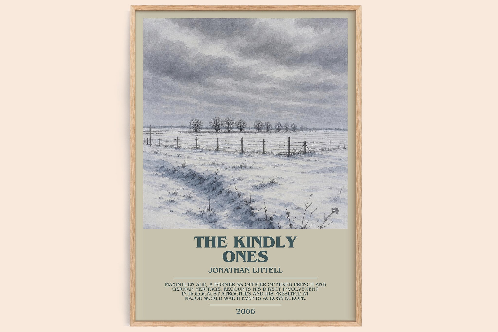 The Kindly Ones Bookish Wall Art by Jonathan Littell