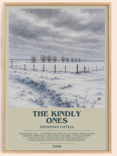 The Kindly Ones Bookish Wall Art by Jonathan Littell – framed poster