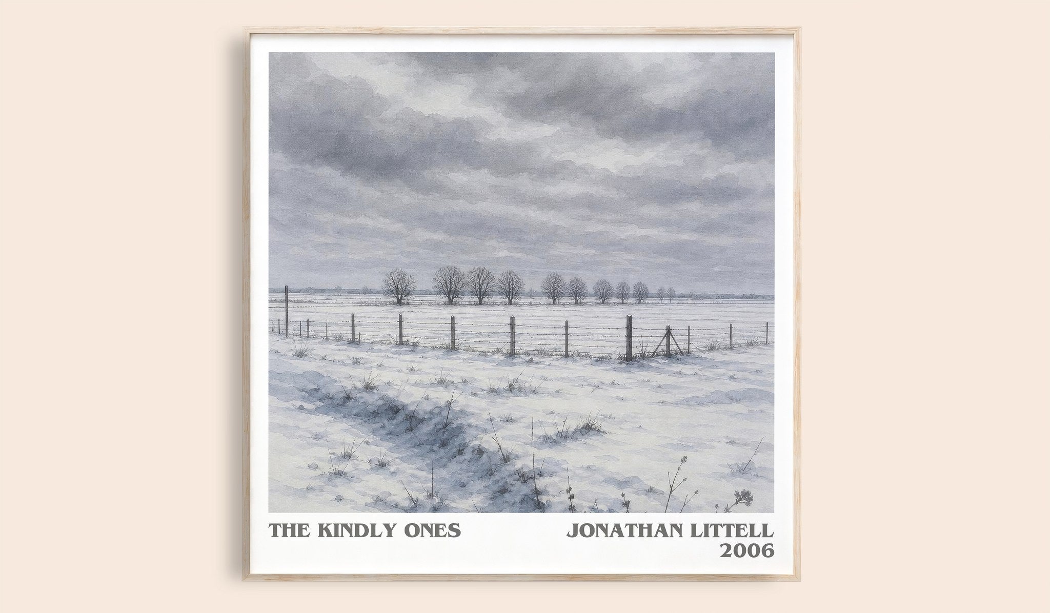 The Kindly Ones Literary Art Print by Jonathan Littell