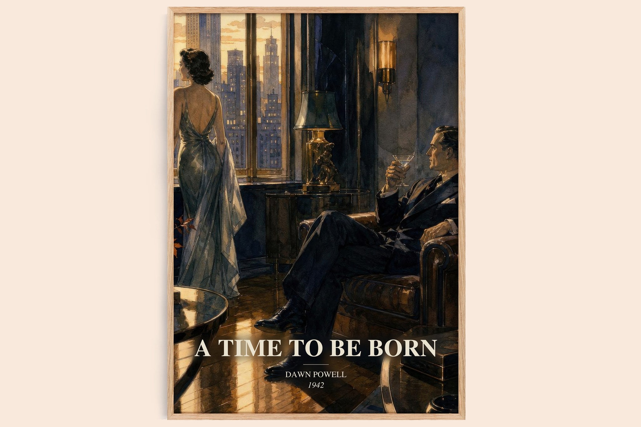 A Time To Be Born Book Watercolour Illustration by Dawn Powell