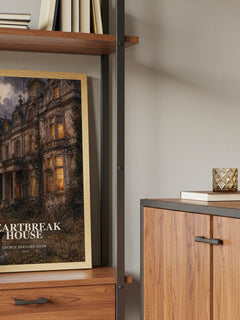 Heartbreak House book watercolour illustration paper finish options – matte satin gloss