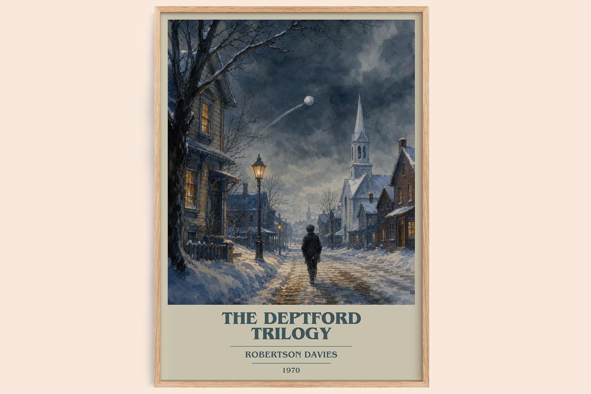 The Deptford Trilogy Book Cover Poster by Robertson Davies