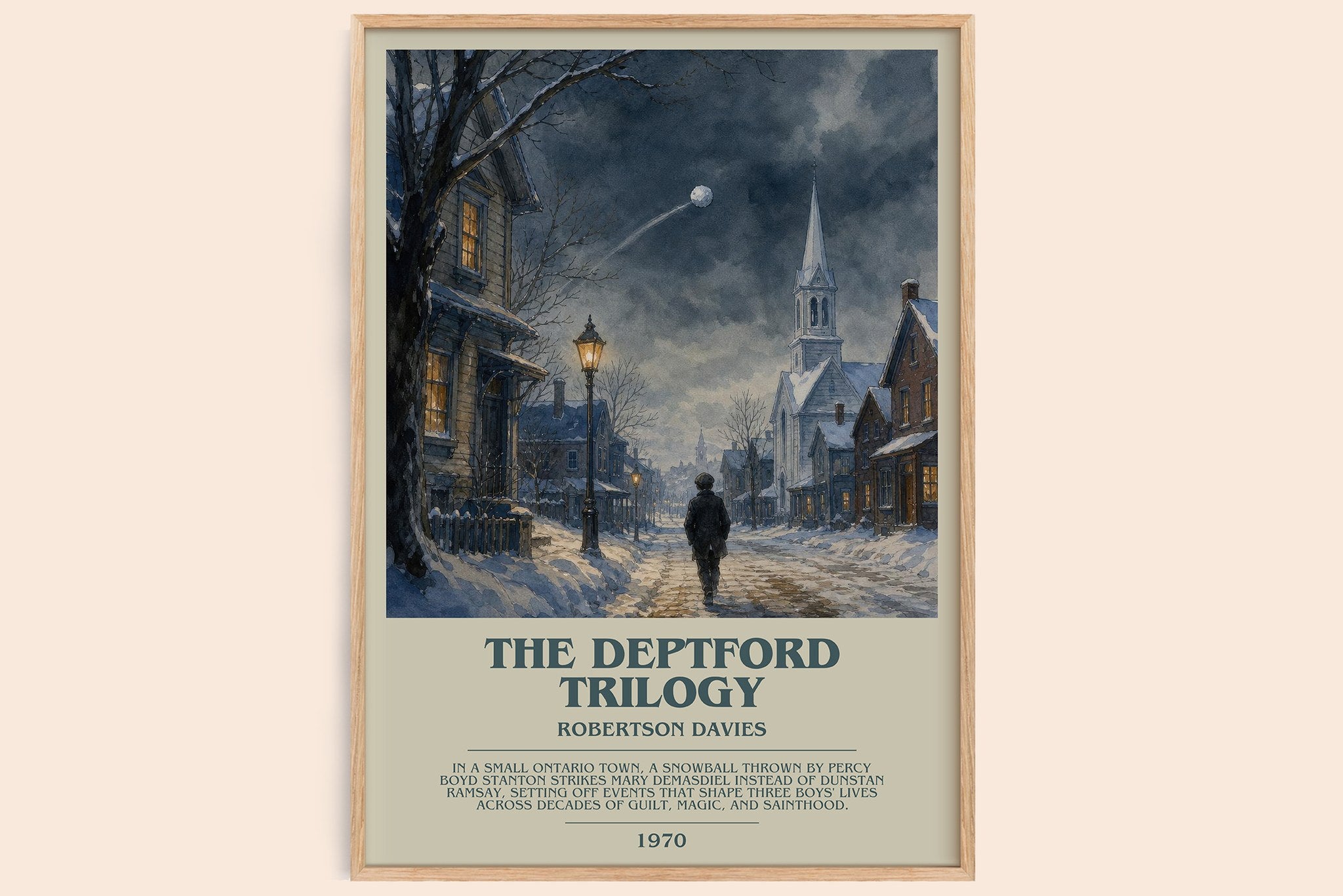 The Deptford Trilogy Bookish Wall Art by Robertson Davies