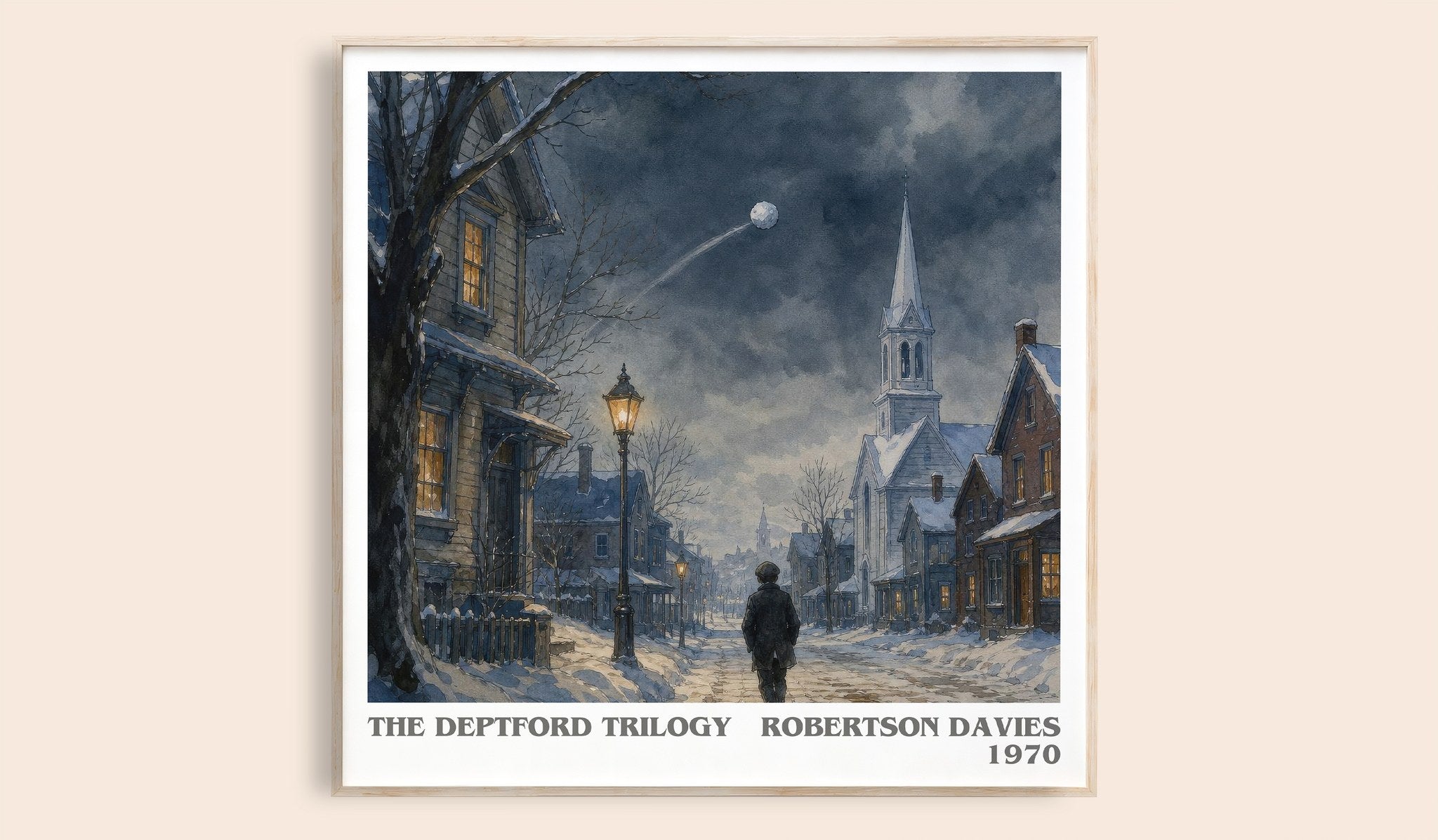 The Deptford Trilogy Literary Art Print by Robertson Davies